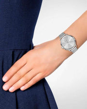  Shop Authentic Michael Kors Portia Silver Dial Silver Mesh Bracelet Watch for Women - MK3843 - Luxxuri