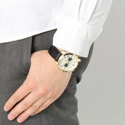  Shop Authentic Fossil Grant Chronograph White Dial Black Leather Strap Watch for Men - FS5272 - Luxxuri