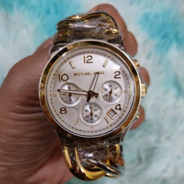  Shop Authentic Michael Kors Runway White Dial Two Tone Steel Strap Watch for Women - MK3199 - Luxxuri