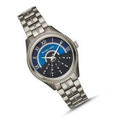  Shop Authentic Michael Kors Lauryn Blue Dial Silver Steel Strap Watch for Women - MK3720 - Luxxuri
