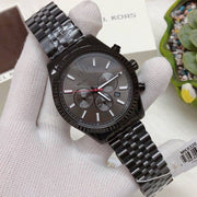  Shop Authentic Michael Kors Lexington Chronograph Black Dial Black Steel Strap Watch for Men - MK8320 - Luxxuri