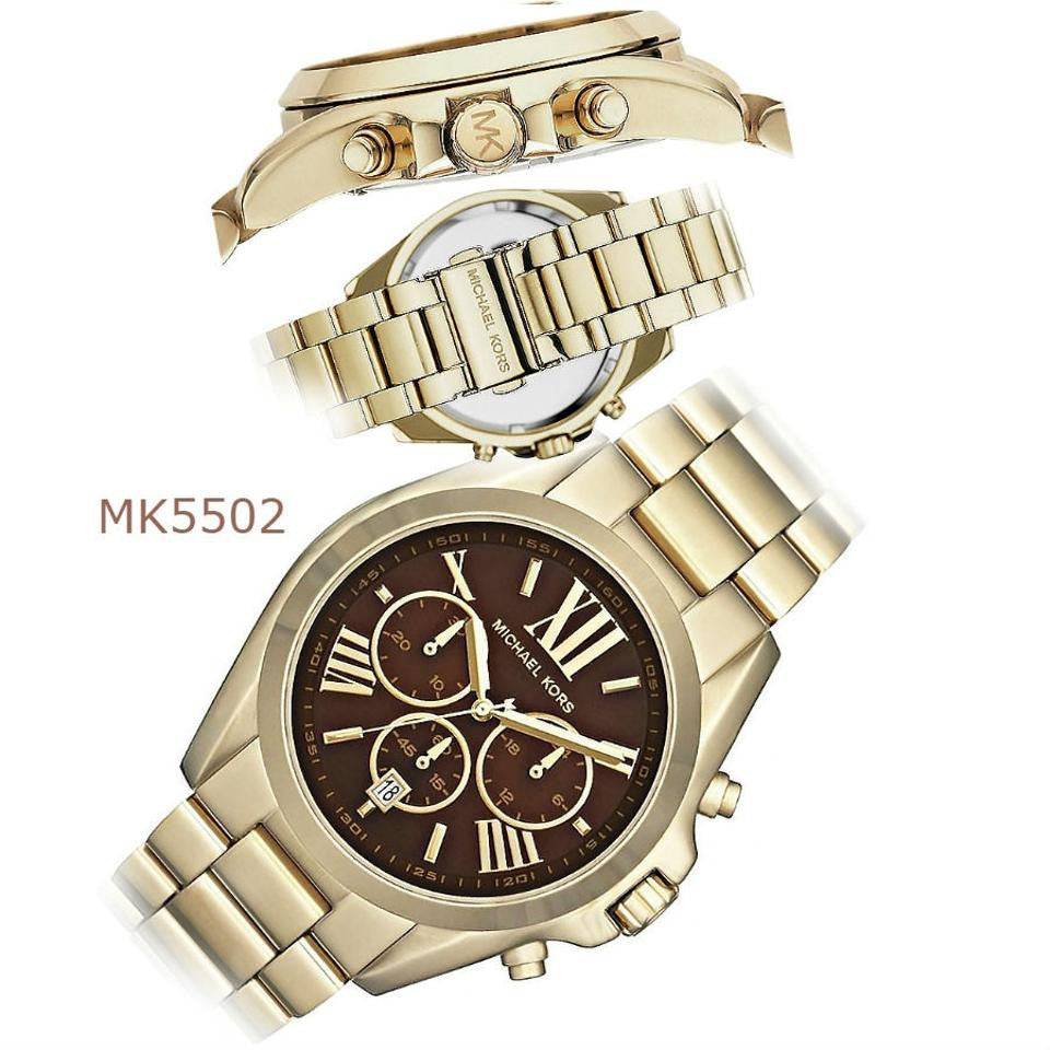  Shop Authentic Michael Kors Bradshaw Brown Dial Gold Steel Strap Watch for Women - MK5502 - Luxxuri