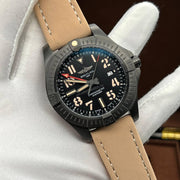  Shop Authentic Breitling Avenger Automatic GMT 45 Black Dial Brown Nylon Strap Watch for Men - V32395101B1X1 - Luxxuri