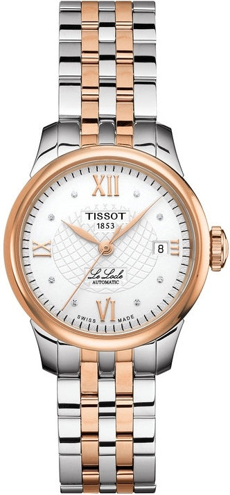  Shop Authentic Tissot Le Locle Automatic Small Lady Silver Dial Two Tone Steel Strap Watch For Women - T41.2.183.33 - Luxxuri
