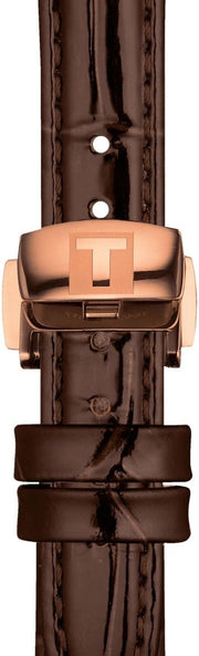  Shop Authentic Tissot Bellissima Automatic Silver Dial Brown Leather Strap Watch For Women - T126.207.36.013.00 - Luxxuri