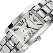  Shop Authentic Emporio Armani Classic White Dial Silver Steel Strap Watch For Men - AR0145 - Luxxuri