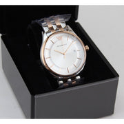  Shop Authentic Emporio Armani Lambda Analog Silver Dial Two Tone Steel Strap Watch For Men - AR11044 - Luxxuri