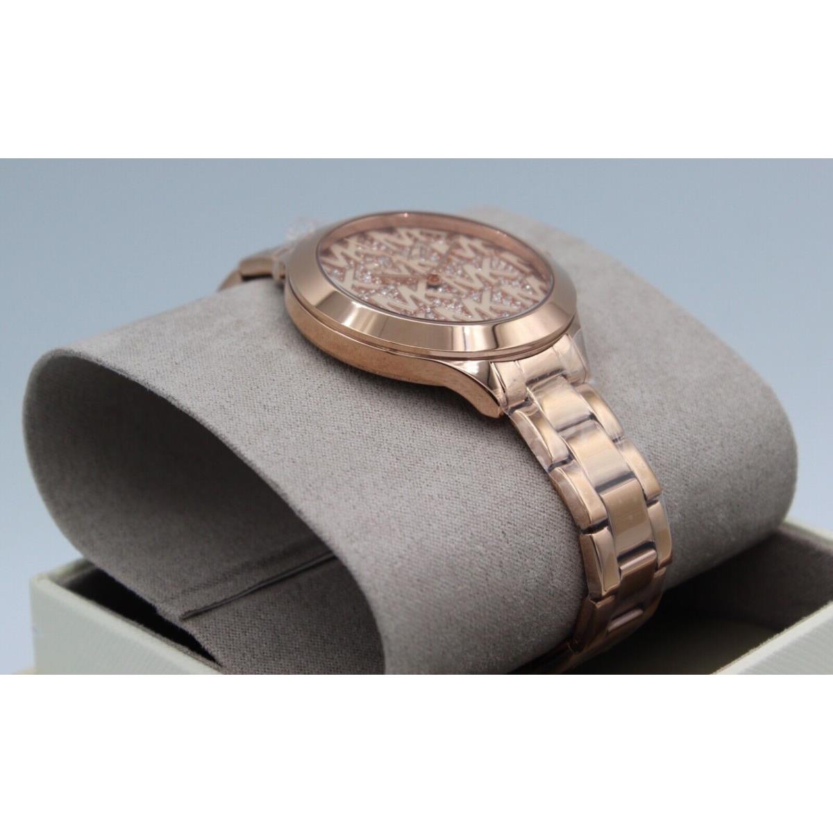  Shop Authentic Michael Kors Slim Runway Rose Gold Dial Rose Gold Steel Strap Watch for Women - MK4658 - Luxxuri