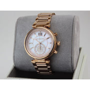  Shop Authentic Michael Kors Sawyer Mother of Pearl White Dial Rose Gold Steel Strap Watch for Women - MK6282 - Luxxuri