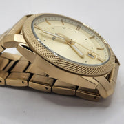 Shop Authentic Fossil Machine Gold Dial Gold Steel Strap Watch for Men - FS5264 - Luxxuri