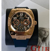  Shop Authentic Guess Prodigy Multifunction Navy Blue Dial Blue Silicone Strap Watch For Men - GW0569G3 - Luxxuri