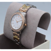  Shop Authentic Michael Kors Tibby Three Hand Crystals Silver Dial Two Tone Steel Strap Watch for Women - MK4576 - Luxxuri
