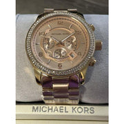  Shop Authentic Michael Kors Dylan Rose Gold Dial Rose Gold Steel Strap Watch for Women - MK5576 - Luxxuri