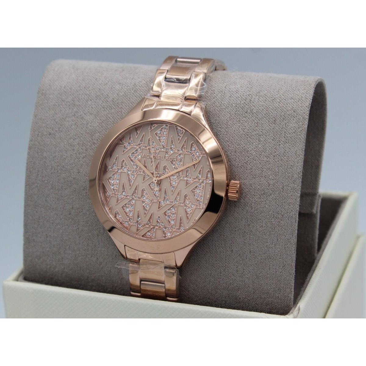  Shop Authentic Michael Kors Slim Runway Rose Gold Dial Rose Gold Steel Strap Watch for Women - MK4658 - Luxxuri