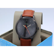  Shop Authentic Fossil The Minimalist Black Dial Brown Leather Strap Watch for Men - FS5305 - Luxxuri