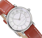  Shop Authentic Marc Jacobs Roxy White Dial Brown Leather Strap Watch for Women - MJ1571 - Luxxuri