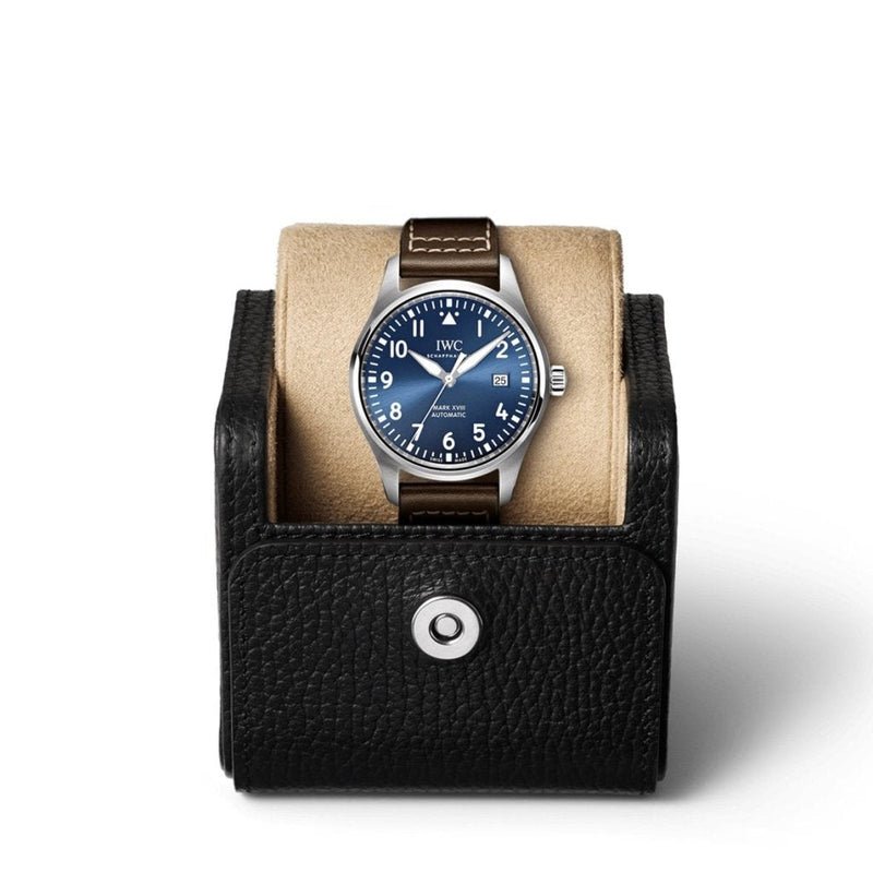  Shop Authentic IWC Pilot's Mark XVIII Le Petit Prince Blue Dial Brown Leather Strap Watch for Men - IW327004 - Luxxuri