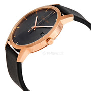  Shop Authentic Calvin Klein City Quartz Grey Dial Black Leather Strap Watch for Men - K2G2G6C3 - Luxxuri