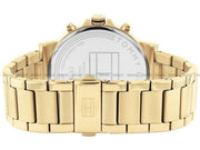  Shop Authentic Tommy Hilfiger Tyson Chronograph Black Dial Gold Steel Strap Watch For Men - 1710589 - Luxxuri