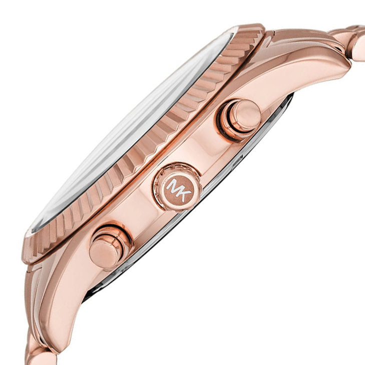  Shop Authentic Michael Kors Lexington Rose Gold Dial Rose Gold Steel Strap Watch for Men - MK8319 - Luxxuri