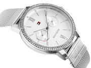  Shop Authentic Tommy Hilfiger Blake Diamonds Silver Dial Silver Mesh Bracelet Watch for Women - 1782301 - Luxxuri