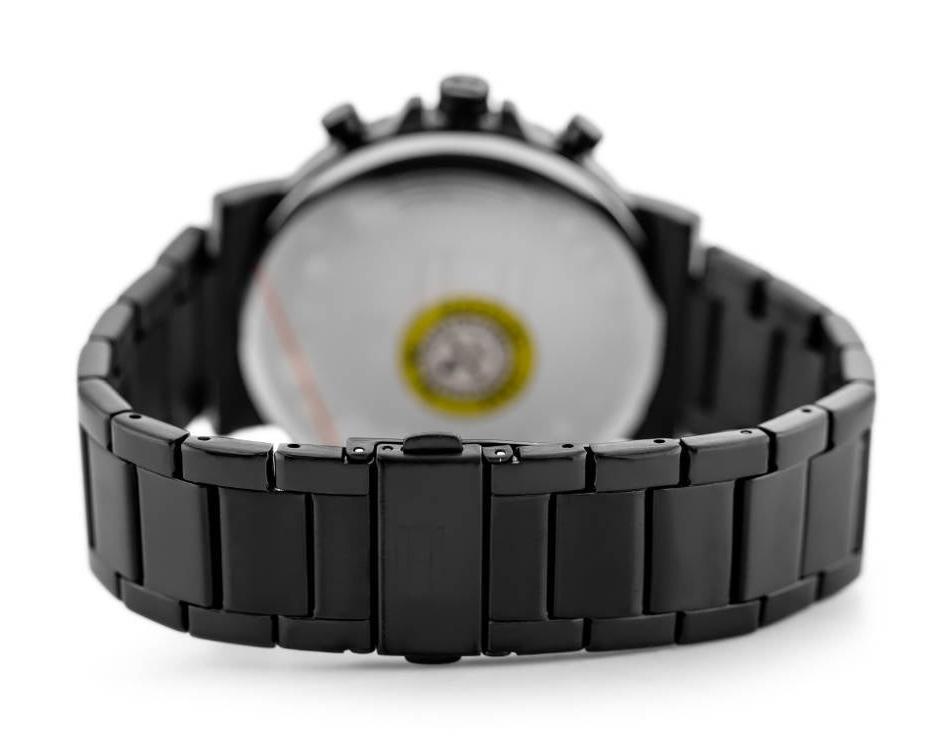  Shop Authentic Tommy Hilfiger Daniel Black Dial Black Steel Strap Watch for Men - 1710414 - Luxxuri