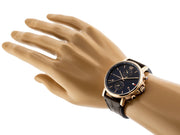  Shop Authentic Tommy Hilfiger Daniel Blue Dial Brown Leather Strap Watch for Men - 1710418 - Luxxuri
