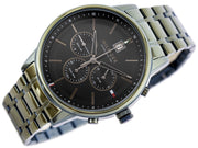  Shop Authentic Tommy Hilfiger Quartz Black Dial Black Steel Strap Watch for Men - 1791634 - Luxxuri