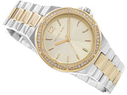  Shop Authentic Michael Kors Lennox Three-Hand Gold Dial Two Tone Steel Strap Watch For Women  - MK6988 - Luxxuri