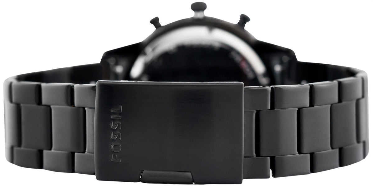  Shop Authentic Fossil Townsman Chronograph Black Dial Black Steel Strap Watch for Men - FS5379 - Luxxuri