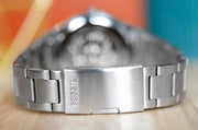  Shop Authentic Fossil Forrester Automatic Skeleton Black Dial Silver Steel Strap Watch for Men - ME3180 - Luxxuri