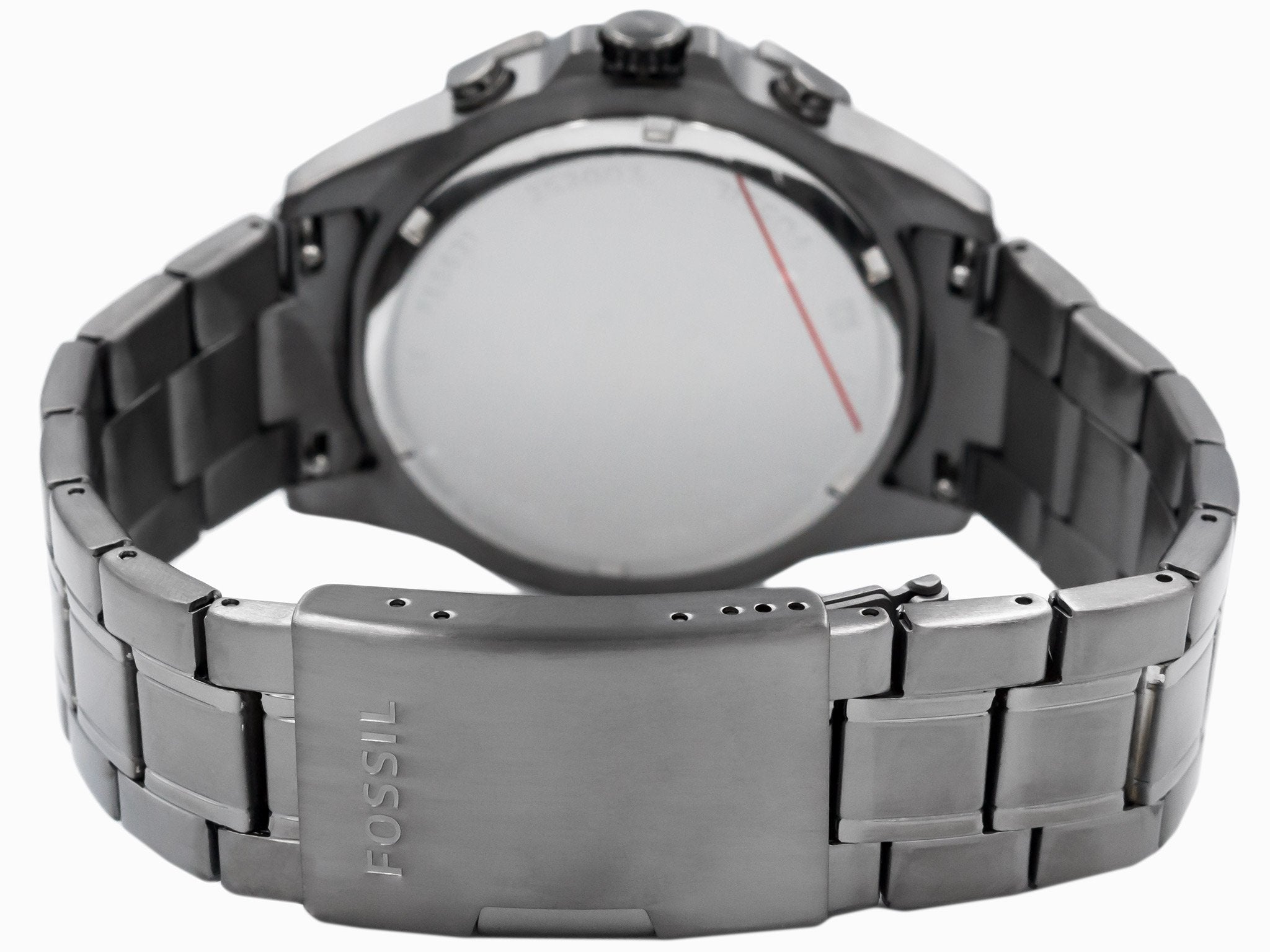  Shop Authentic Fossil Garrett Chronograph Grey Dial Grey Steel Strap Watch for Men - FS5621 - Luxxuri