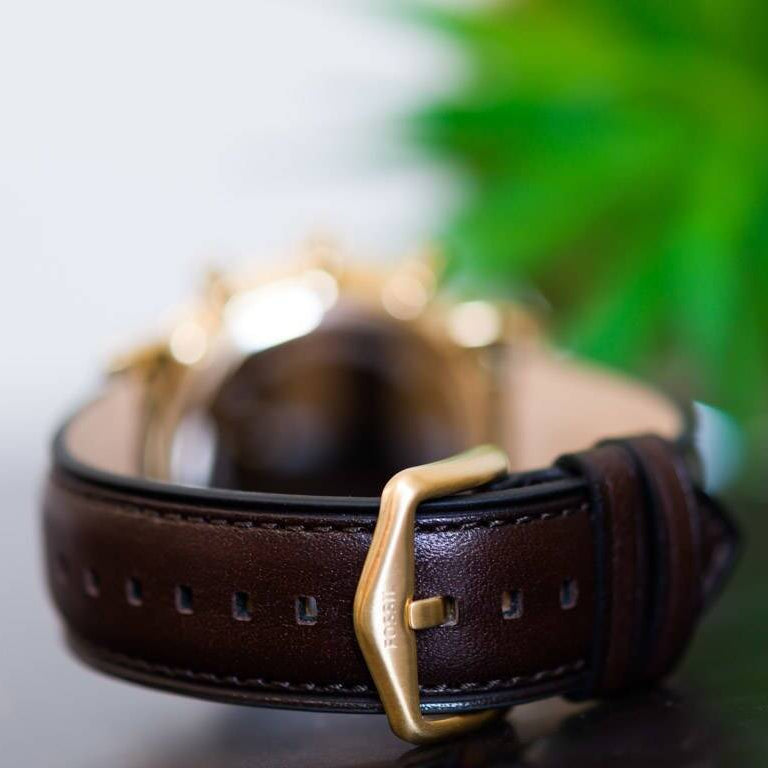  Shop Authentic Fossil Neutra Chronograph Brown Dial Brown Leather Strap Watch for Men - FS5763 - Luxxuri