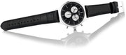  Shop Authentic Hugo Boss Companion Black Dial Black Leather Strap Watch for Men - 1513543 - Luxxuri