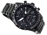  Shop Authentic Hugo Boss Pilot Edition Chronograph Black Dial Black Steel Strap Watch for Men - 1513854 - Luxxuri
