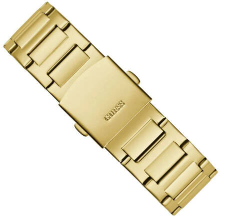  Shop Authentic Guess Duke Glitz Crystals Gold Dial Gold Steel Strap Watch For Men - GW0576G2 - Luxxuri
