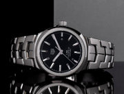  Shop Authentic Tag Heuer Link Quartz Black Dial Silver Steel Strap Watch for Women - WBC2110.BA0603 - Luxxuri