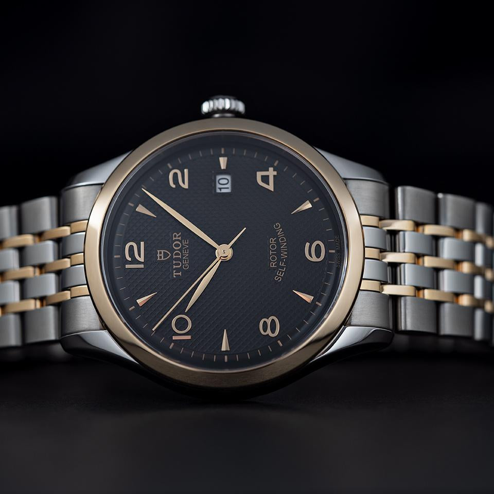  Shop Authentic Tudor 1926 Automatic Black Dial Two Tone Steel Strap Watch for Men - M91651-0003 - Luxxuri
