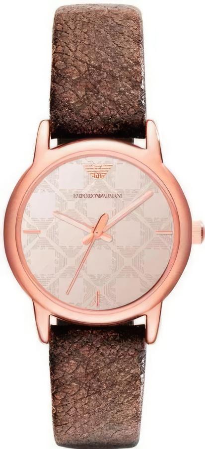  Shop Authentic Emporio Armani Classic Analog Grey Dial Brown Leather Strap Watch For Men - AR1813 - Luxxuri