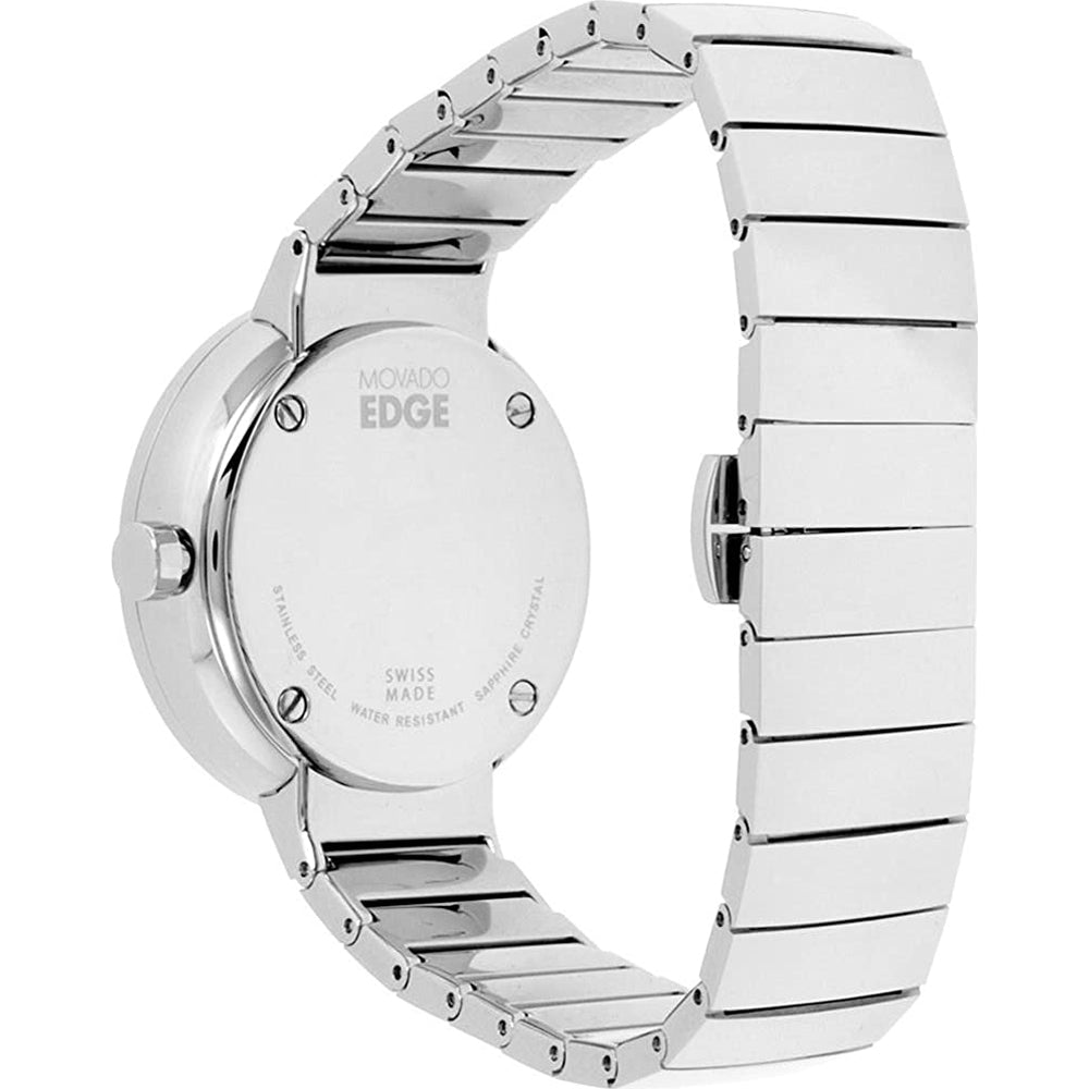  Shop Authentic Movado Edge Silver Dial Silver Steel Strap Watch for Women - 3680012 - Luxxuri