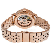  Shop Authentic Fossil Boyfriend Automatic Skeleton Rose Gold Dial Rose Gold Steel Strap Watch for Women - ME3065 - Luxxuri