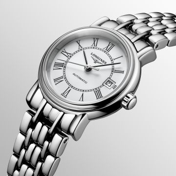  Shop Authentic Longines Presence 25.5mm Automatic Stainless Steel Watch for Women - L4.321.4.11.6 - Luxxuri
