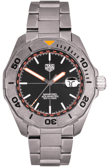  Shop Authentic Tag Heuer Aquaracer Bamford Automatic Black Dial Grey Steel Strap Watch for Men - WAY208F.BF0638 - Luxxuri