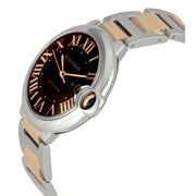  Shop Authentic Cartier Ballon Bleu de Cartier Brown Dial Two Tone Steel Strap Watch for Men - W6920032 - Luxxuri