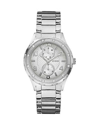 Shop Authentic Guess Siren White Dial Silver Steel Strap Watch for Women - W0442L1 - Luxxuri