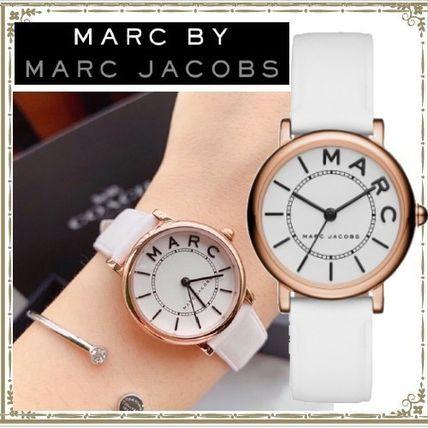  Shop Authentic Marc Jacobs Roxy White Dial White Leather Strap Watch for Women - MJ1562 - Luxxuri