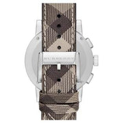  Shop Authentic Burberry The City Smoked Brown Dial Brown Leather Strap Watch for Men - BU9361 - Luxxuri