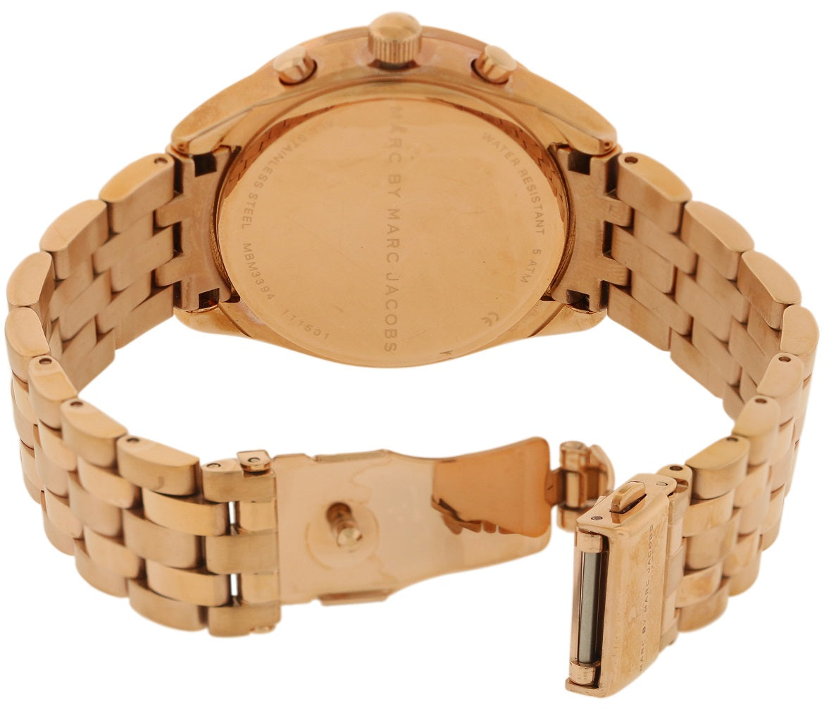  Shop Authentic Marc Jacobs Peeker Chronograph Rose Gold Dial Rose Gold Steel Strap Watch for Women - MBM3394 - Luxxuri