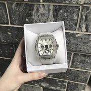  Shop Authentic Guess Phoenix Multi Function Silver Dial White Rubber Strap Watch for Men - GW0203G1 - Luxxuri