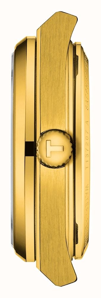  Shop Authentic Tissot PRX Powermatic 80 Gold Dial Gold Steel Strap Watch for Men - T137.207.33.021.00 - Luxxuri